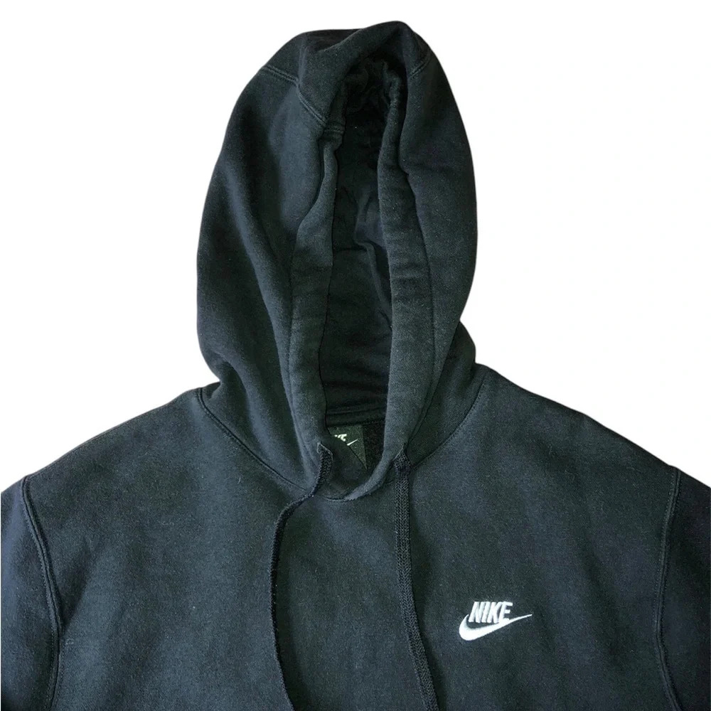 Sold ***!Nike sportswear club fleece pullover hoodie black M - Picture 3 of 6